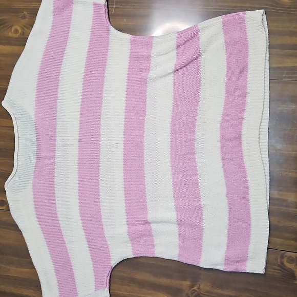 Chaps Striped Knit Top - Picture 3 of 7